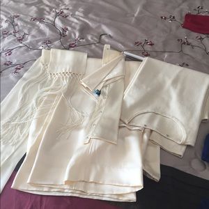 Ralph Lauren petite silk pant suit  8P